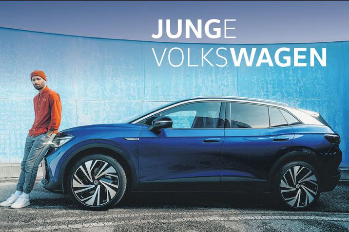 Junge Volkswagen